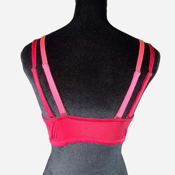 Victoria’s Secret Dream Angels Demi Bra Pink Padded Underwire Lace Trim 36DD - Picture 2 of 11